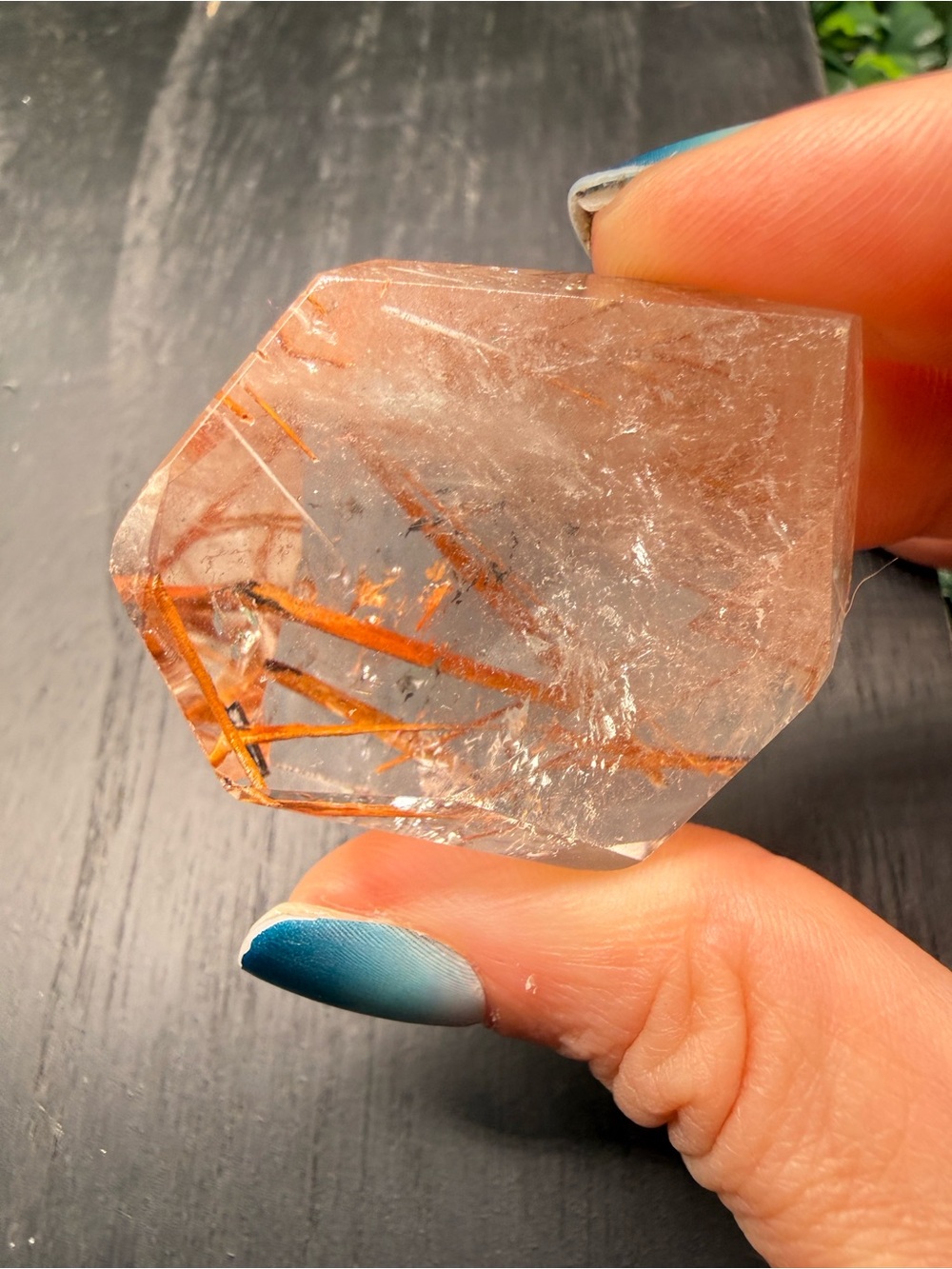 Red Rutilated Quartz Freeform - Picture 10 of 10